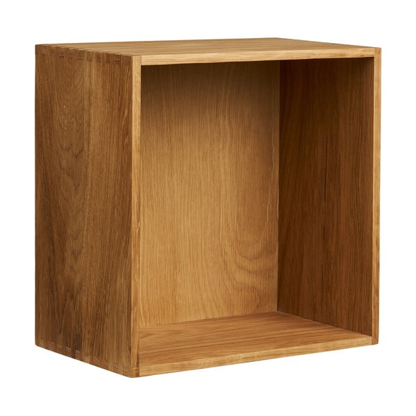 Natúr színű többszintes tölgyfa fali polc 18 cm Townsville – House Nordic-image-2