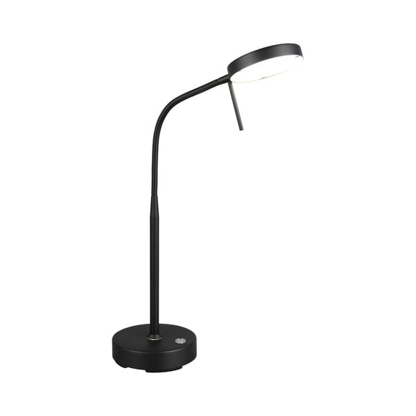 Fekete LED asztali lámpa (magasság 45 cm) Moreno – Trio