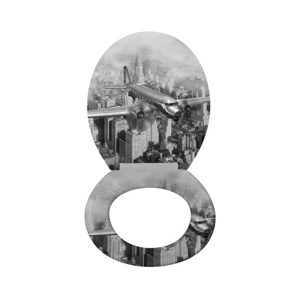 Old Time Plane WC-ülőke, 45 x 37,5 cm - Wenko-image-1