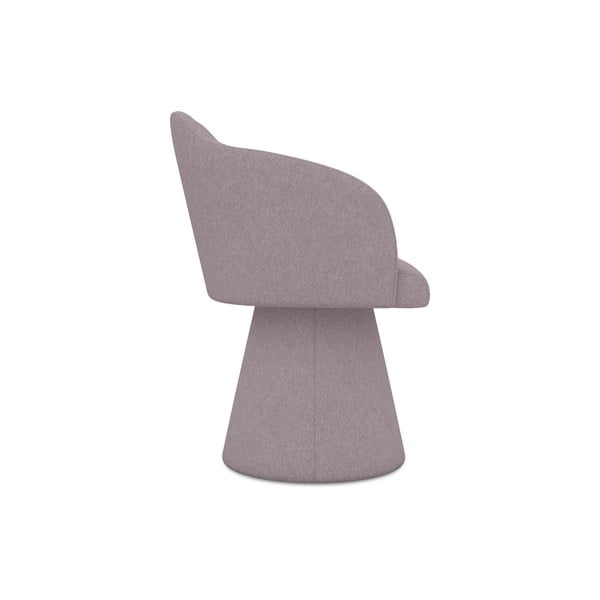 Levendula színű kárpitozott étkezőfotel Kanoa – Makamii-image-2