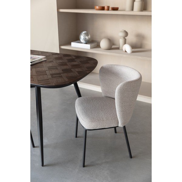 Teakfa étkezőasztal 90x180 cm Webster – White Label-image-2