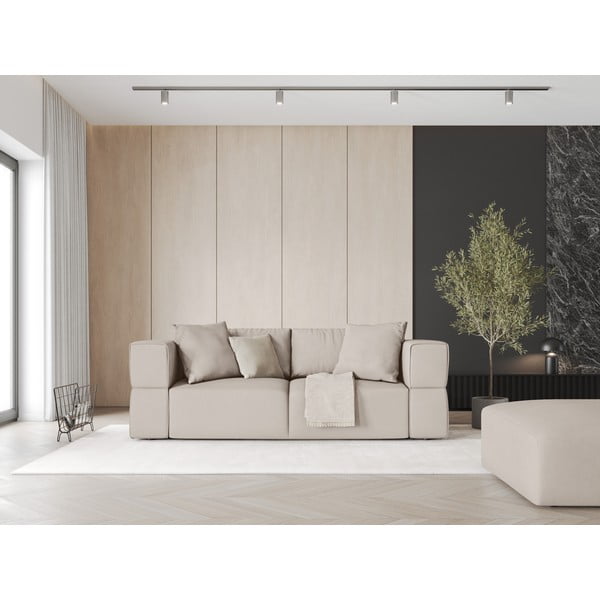 Bézs kanapé 214 cm Esther – Milo Casa-image-1