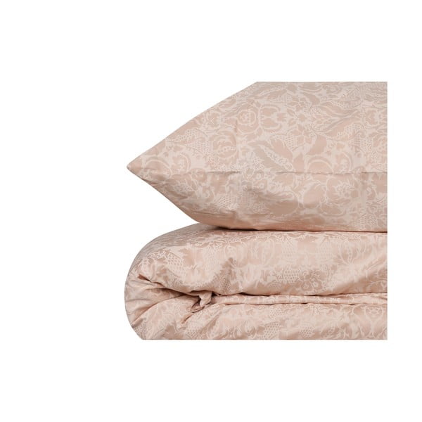 Cream krémszínű egyszemélyes ágyneműhuzat pamut-szaténból, 140 x 200 cm-image-2