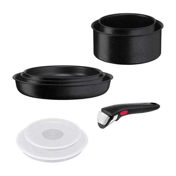 Alumínium edény készlet 8 db-os INGENIO Black stone L3998802 – Tefal-image-2