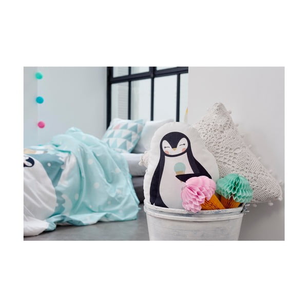 Penguin kispárna 100% pamutból , 30 x 40 cm - Happynois-image-2
