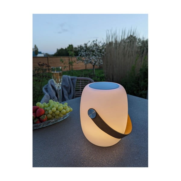 USB LED hordozható kültéri lámpa időzítő funkcióval, hangszóróval ø 18 cm Cardiff – House Nordic-image-2