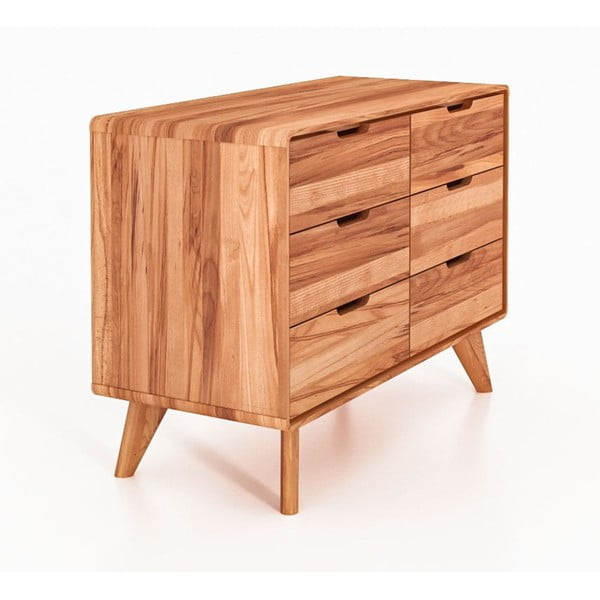 Alacsony bükkfa komód 90x63 cm Greg - The Beds-image-1