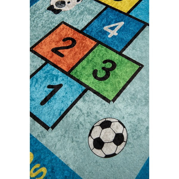 Seksek kék csúszásgátlós gyerekszőnyeg, 200 x 290 cm Conceptum Hypnose-image-2