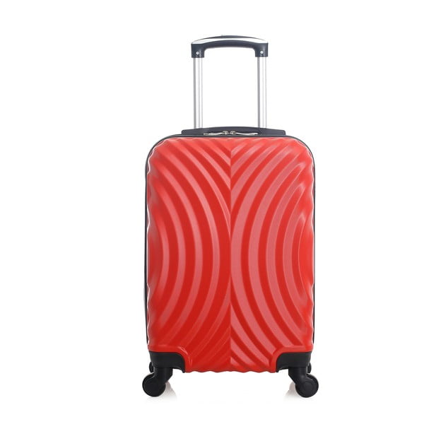 Lagos piros gurulós bőrönd, 31 l - Hero