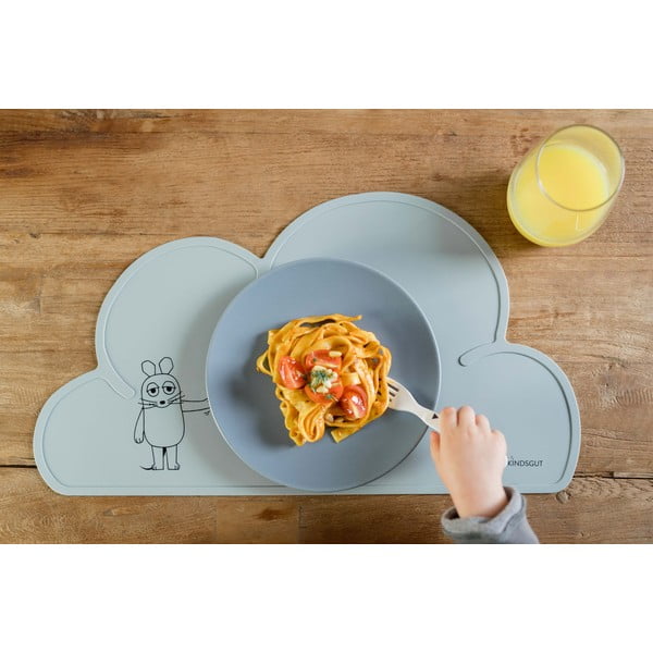 Mouse kék szilikon tányéralátét, 49 x 27 cm - Kindsgut-image-4