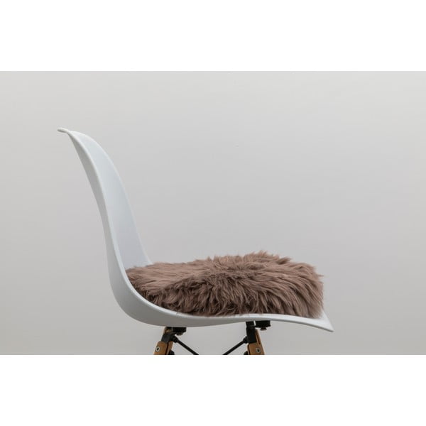 Barna bárányprém ülőpárna, 40 x 40 cm - Native Natural -image-2