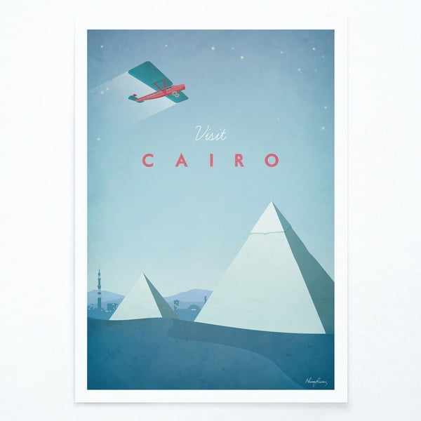 Poszter Cairo, 50x70 cm - Travelposter