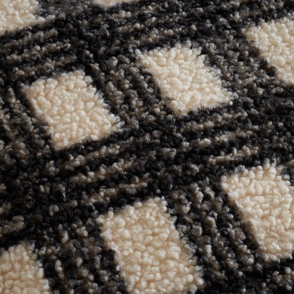 Fekete-krémszínű kétszemélyes mikroplüss ágyneműhuzat 200x200 cm Cosy Borg Sherpa – Catherine Lansfield-image-3