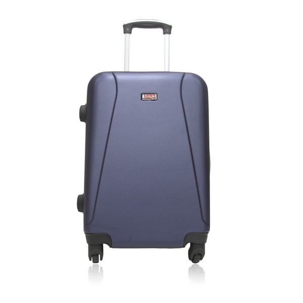 Lanzarote kék gurulós bőrönd, 61 l - Hero