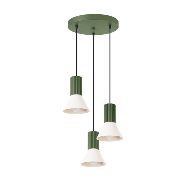 Zöld fém függőlámpa ø 30 cm Niru – Sollux