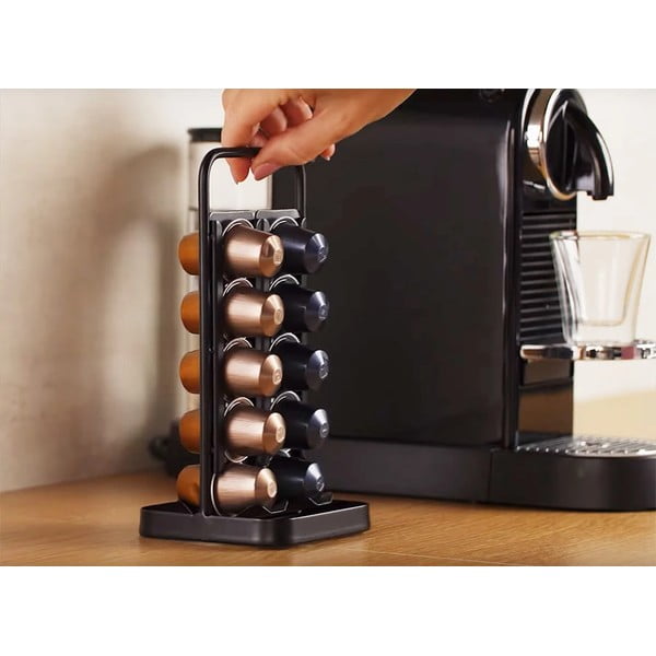 Fekete kávékapszula tartó Online – Tescoma-image-1