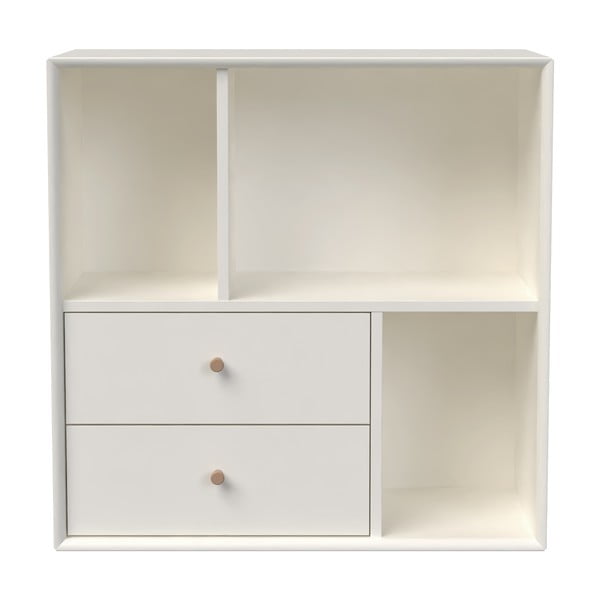 Fehér fali könyvespolc 70x70 cm Z – Tenzo