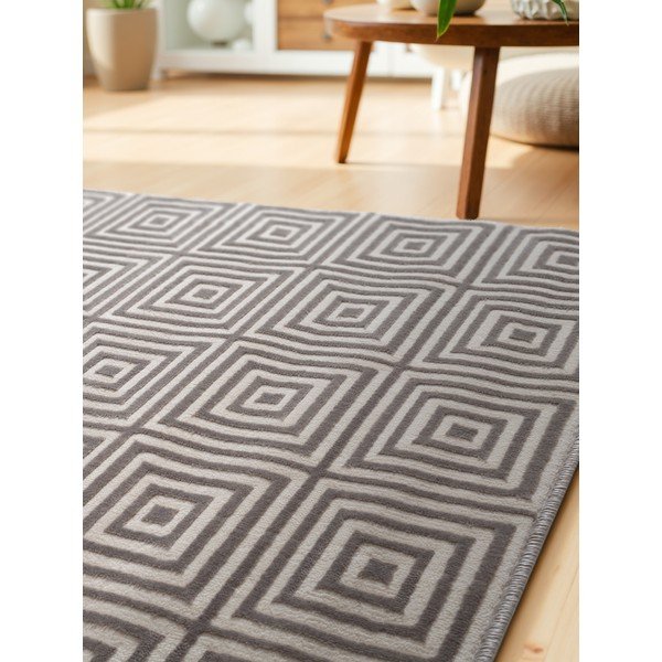 Szürke futószőnyeg 80x240 cm Perles Tourmaline – Elle Decoration-image-3