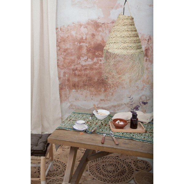 Williams Garden zöld lenkeverék asztali futó, 45 x 140 cm - Tierra Bella-image-1