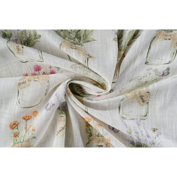 Krémszínű függöny 140x160 cm Cassia – Mendola Fabrics-image-2