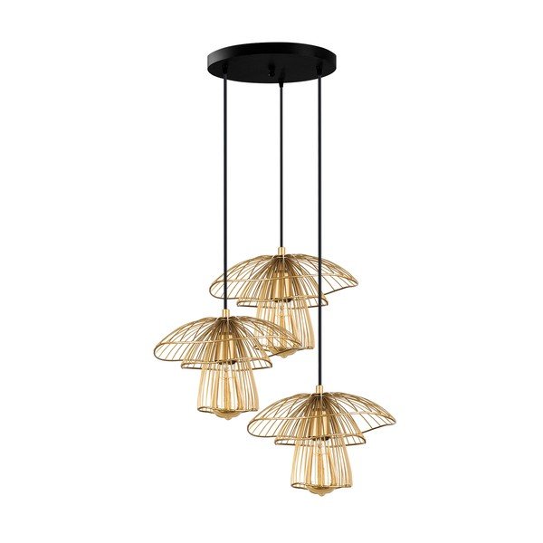 Root aranyszínű függőlámpa, magasság 117 cm - Squid Lighting-image-3