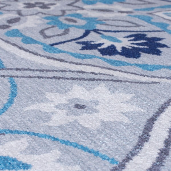 Kék mosható szőnyeg 170x120 cm Ellen - Flair Rugs-image-3