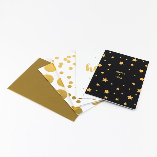 Shimmer 16 db boríték és levélpapír ajándékdobozban - GO Stationery