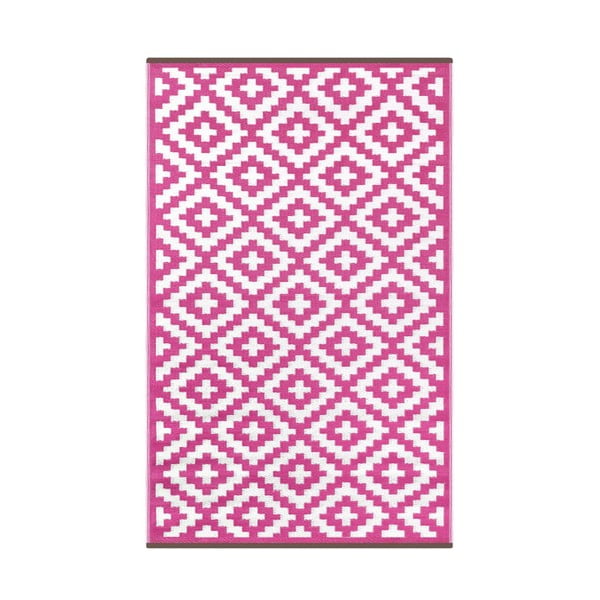 Enough rózsaszín-bézs, kül- és beltérre is alkalmas, kétoldalas szőnyeg, 120 x 180 cm - Green Decore