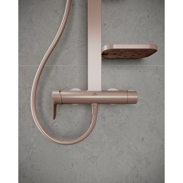 Világos rózsaszín fém zuhanyszett 111 cm ALU+ – Ideal Standard-image-1