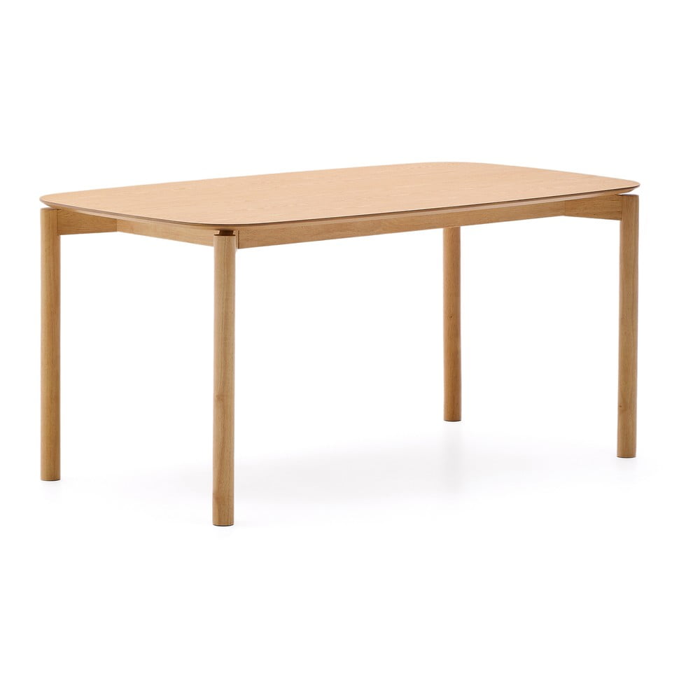 Étkezőasztal kőrisfa dekorral 90x160 cm Indara  Kave Home