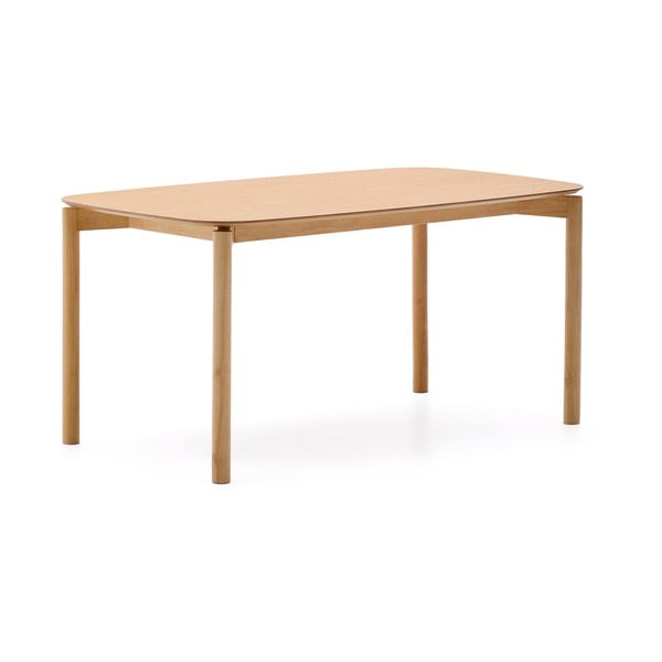 Étkezőasztal kőrisfa dekorral 90x160 cm Indara – Kave Home