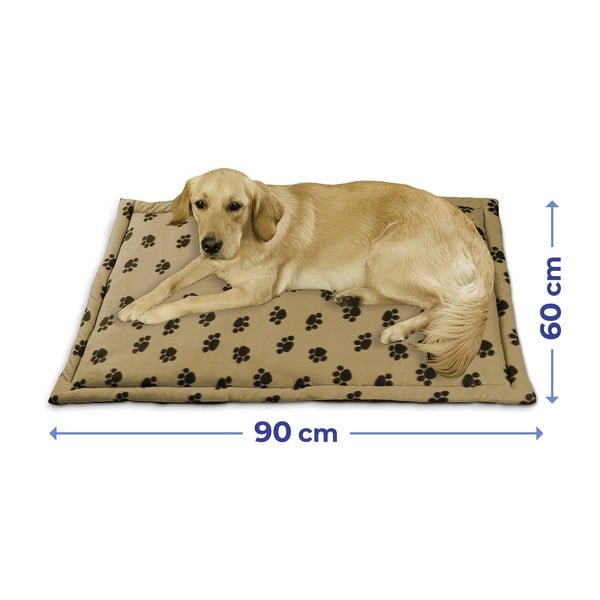 Világosbarna pamut kutya fekhely 60x90 cm – Maximex-image-2