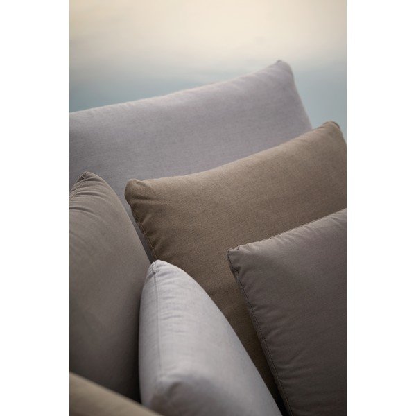 Bézs párnázott kerti napozóágy Cielo – Diphano-image-1