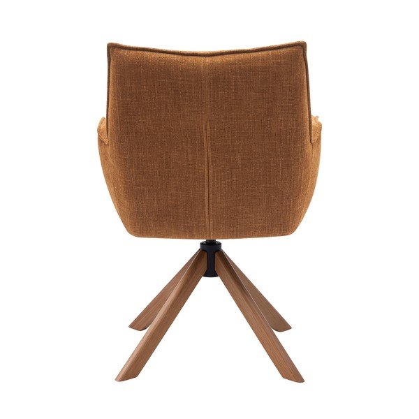 Narancssárga kárpitozott étkezőfotel szett 2 db-os Marilla – Unique Furniture-image-3