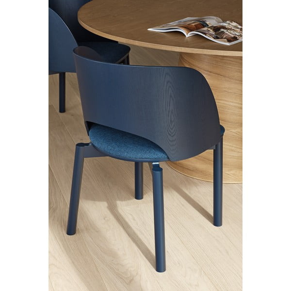 Kék kárpitozott étkezőfotel Dam – Teulat-image-4