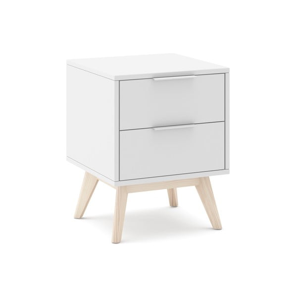 Fehér éjjeliszekrény Campus – Marckeric-image-2