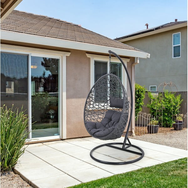 Costelo fekete kerti függőfotel - Bonami Selection-image-1