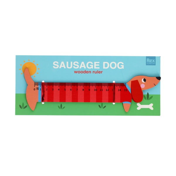 Vonalzó Sausage Dog – Rex London-image-3