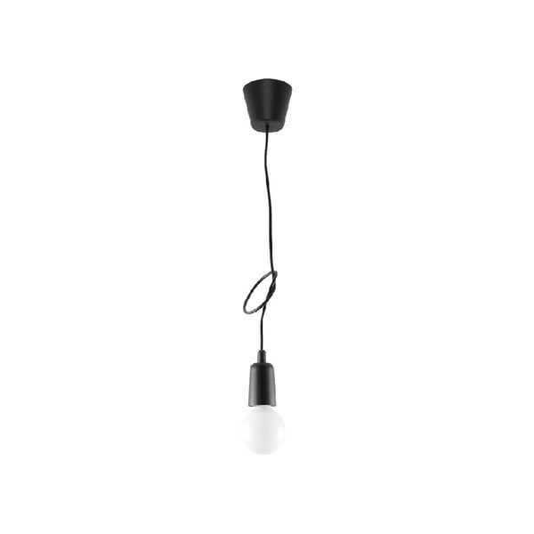 Fekete függőlámpa 9x9 cm Rene - Nice Lamps