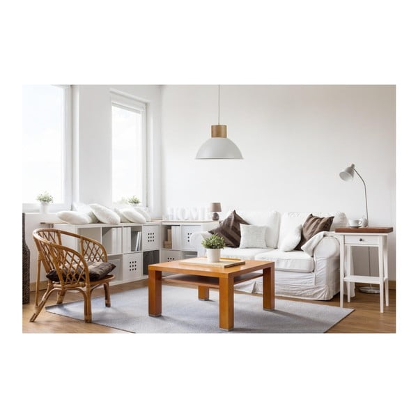 Madera fehér mennyezeti függőlámpa - Really Nice Things-image-1