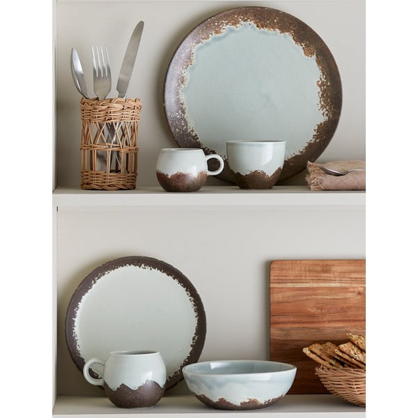 Agyagkerámia étkészlet 12 db-os Paula – Bloomingville-image-2
