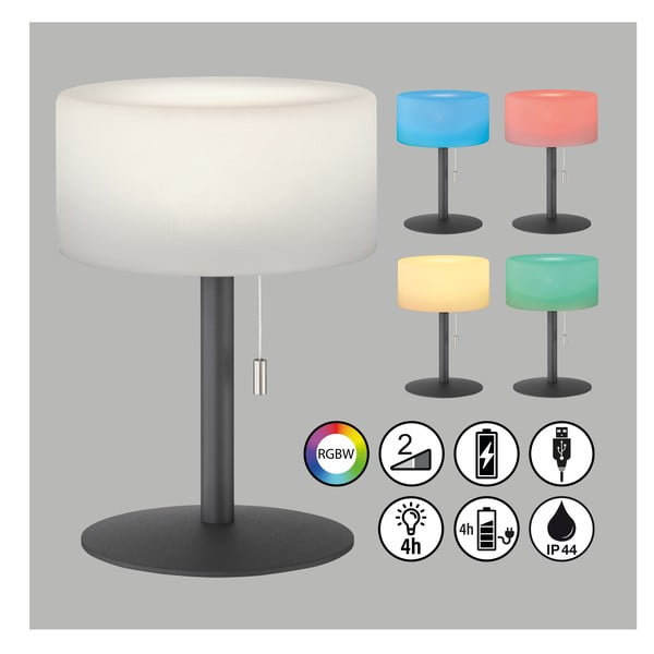 LED szabályozható kültéri lámpa ø 18 cm Cadiz – Fischer & Honsel-image-1