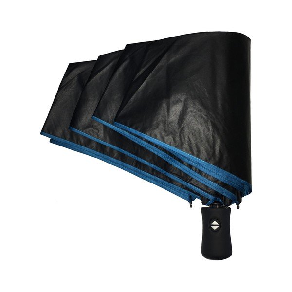 Fekete-kék szélálló esernyő UV védelemmel, ⌀ 97 cm - Ambiance-image-2