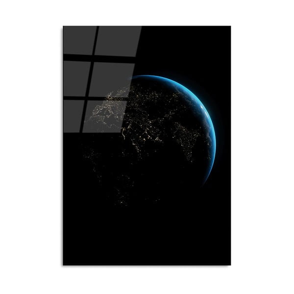 Üveg kép 70x100 cm Earth – Wallity