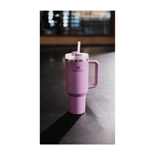 Lila rozsdamentes acél termosz szívószállal 1,18 l Quencher H2.0 FlowState Tumbler Lilac – Stanley-image-4