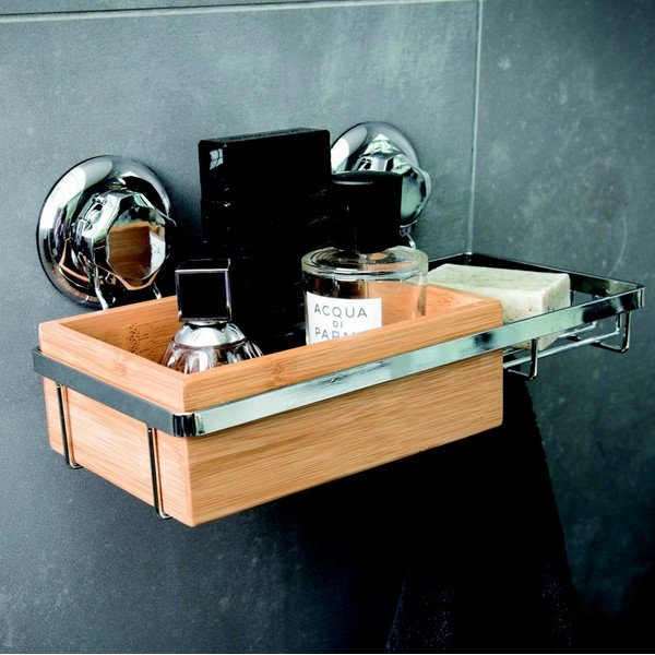 Spa bambuszkosár szappantartóval - Compactor-image-2