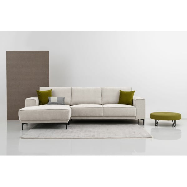 Krémszínű sarokkanapé (bal oldali) Copenhagen – Scandic-image-1