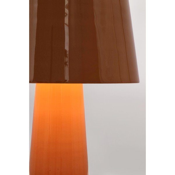 Narancssárga fém LED asztali lámpa fém búrával (magasság 51 cm) Turner – Bizzotto-image-2