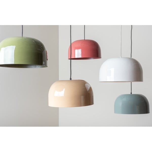 Fehér függőlámpa fém búrával ø 40 cm Dome – Leitmotiv-image-2