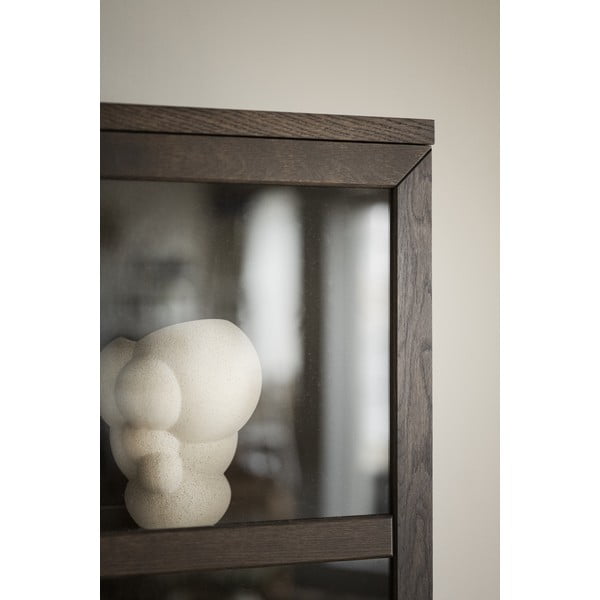 Barna tölgyfa tálalószekrény 95x195 cm Everett – Rowico-image-4